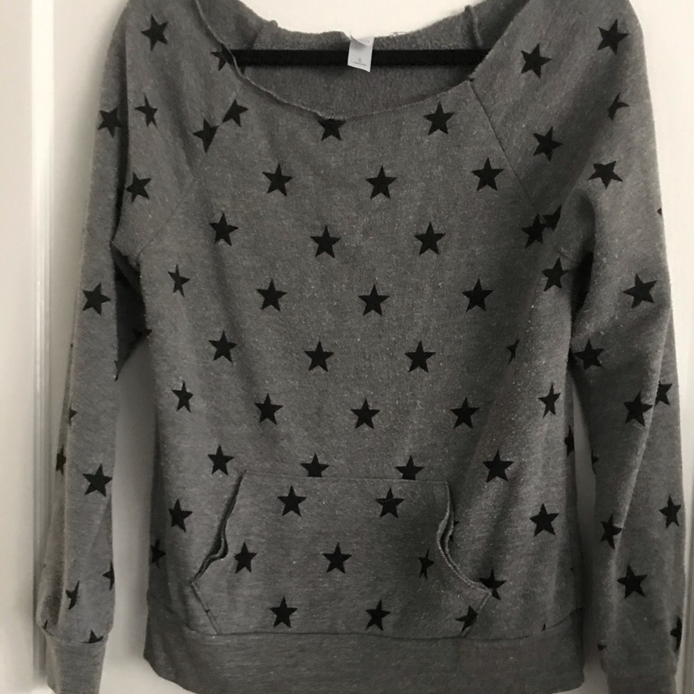 Alternative apparel small star sweatshirt